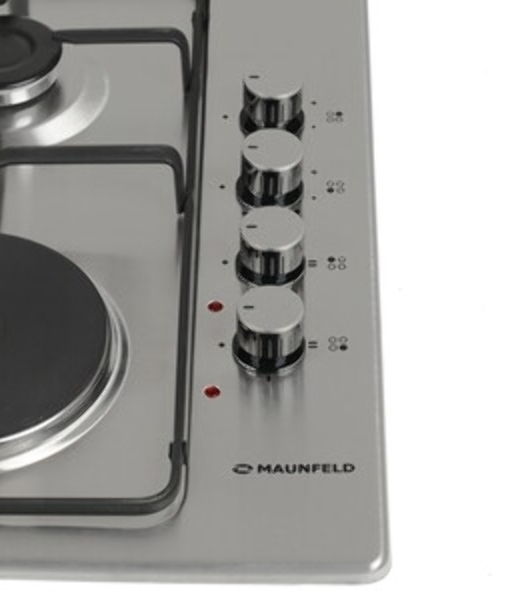 Комбинированная варочная панель Maunfeld EEHS.64.5ES/KG независимая, нержавеющая сталь