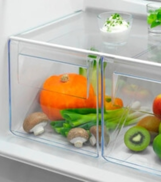 Встраиваемый холодильник Electrolux RNT2LF18S (без No Frost, электронное управление, класс A+, полезный объем: 272 л (195 + 72 л), 54x54.9x177.9 см, белый)