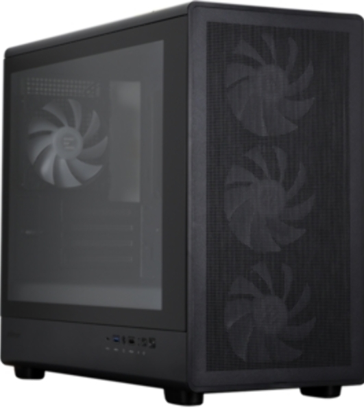 Компьютерный корпус ZALMAN M5, MATX, BLACK, WINDOW, 1xCombo (3.5'' or 2.5''), 1x3.5', 2x2.5', 1xUSB2.0, 1xUSB3.0, 1xUSB Type-C, FRONT 3x120мм ARGB, REAR 1x120мм ARGB